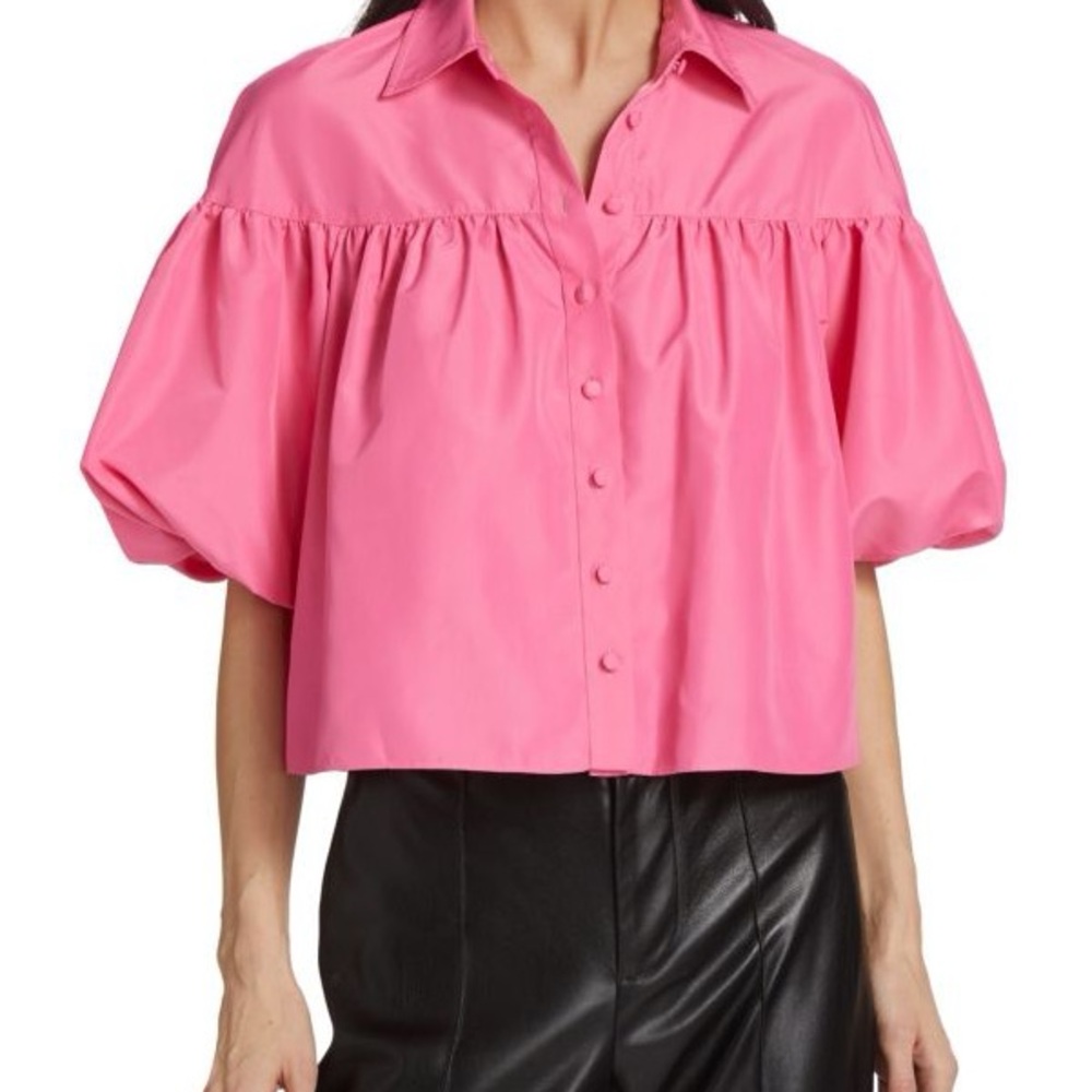 DEREK LAM 10 CROSBY Rosa Balloon Sleeve Shirt size 4